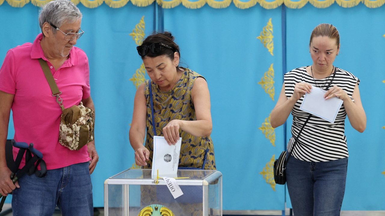 Kazakhstan holds parliamentary election expected to cement president’s grip