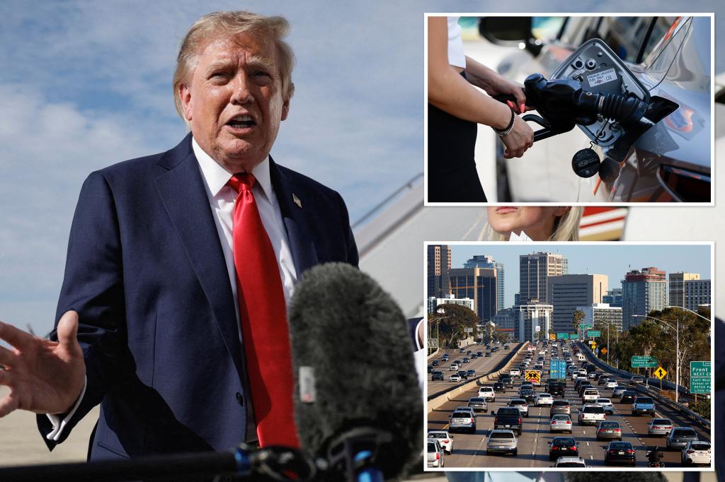 Trump to the rescue for California drivers — despite Gavin Newsom