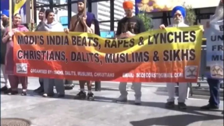 Protest in NY against RSS chief’s visit