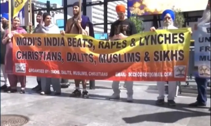 Protest in NY against RSS chief’s visit