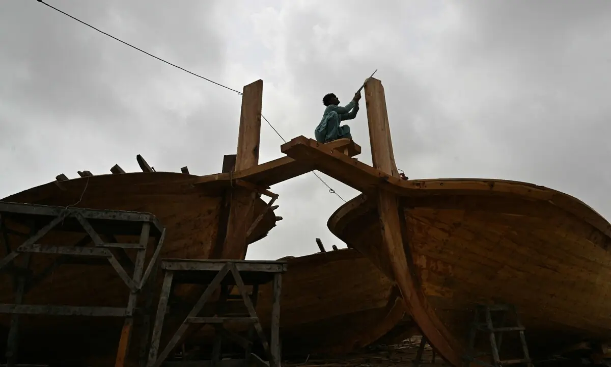 Boat builders keep Karachi's fishing heritage afloat