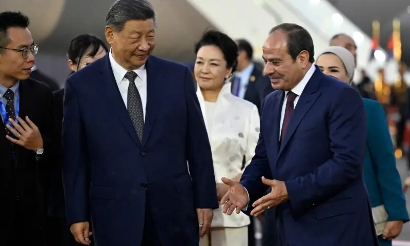 Xi visits Egypt as US sanctions threat looms over Iran links
