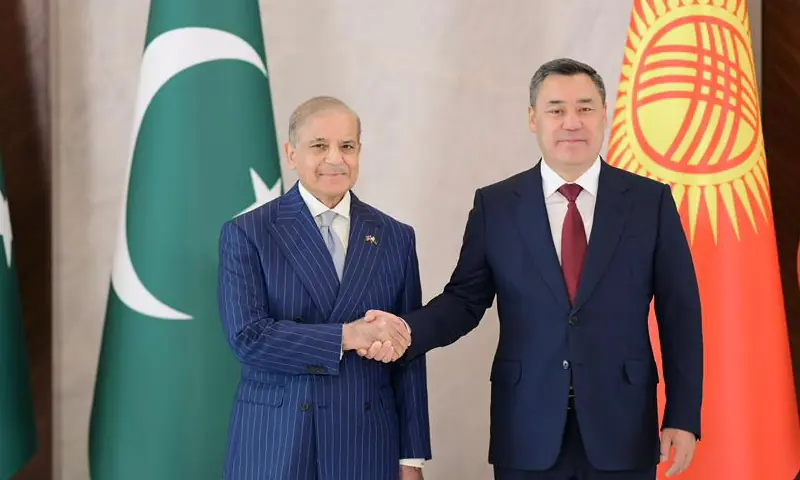 PM Shehbaz holds talks with Kyrgyz president in Bishkek; multiple MoUs signed between both countries
