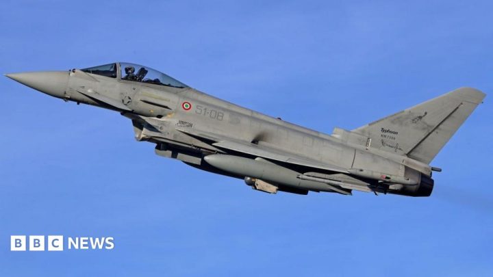 Nato jets down drone that entered Lithuanian airspace