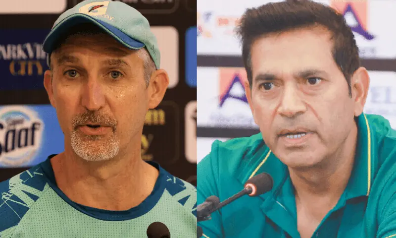 Ex-Pakistan coach Jason Gillespie tells Aaqib Javed to 'look in the mirror' over cricket team sackings