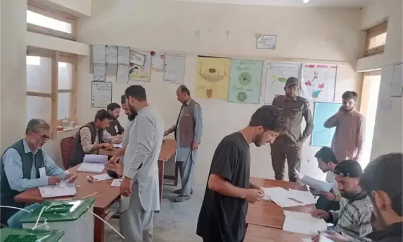 Skardu by-election: Polling underway at 61 polling stations amid tight security