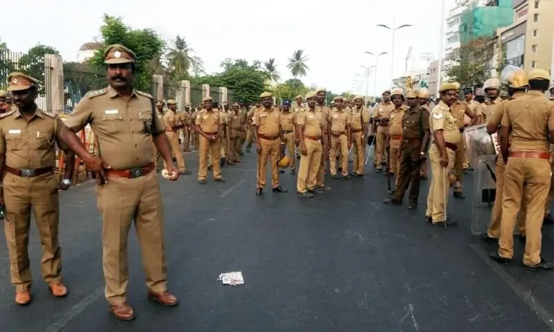 Police in India's Gujarat publicly beat man accused of killing partner