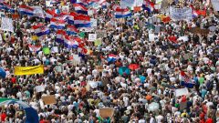 Thousands protest in Croatia to demand government clean up toxic waste