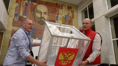 Polls close in Russian wartime election with ruling party set to dominate