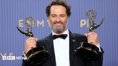 Welsh actor Matthew Rhys makes Emmy Awards history with double win