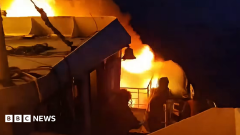 Five dead and 86 missing as 'heartbreaking' fire breaks out on Philippines ferry