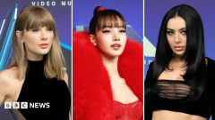 Taylor Swift and Charli XCX among stars to light up VMAs red carpet