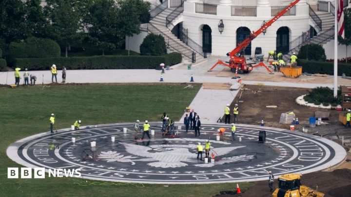 Another White House renovation? A look at Trump's new helipad