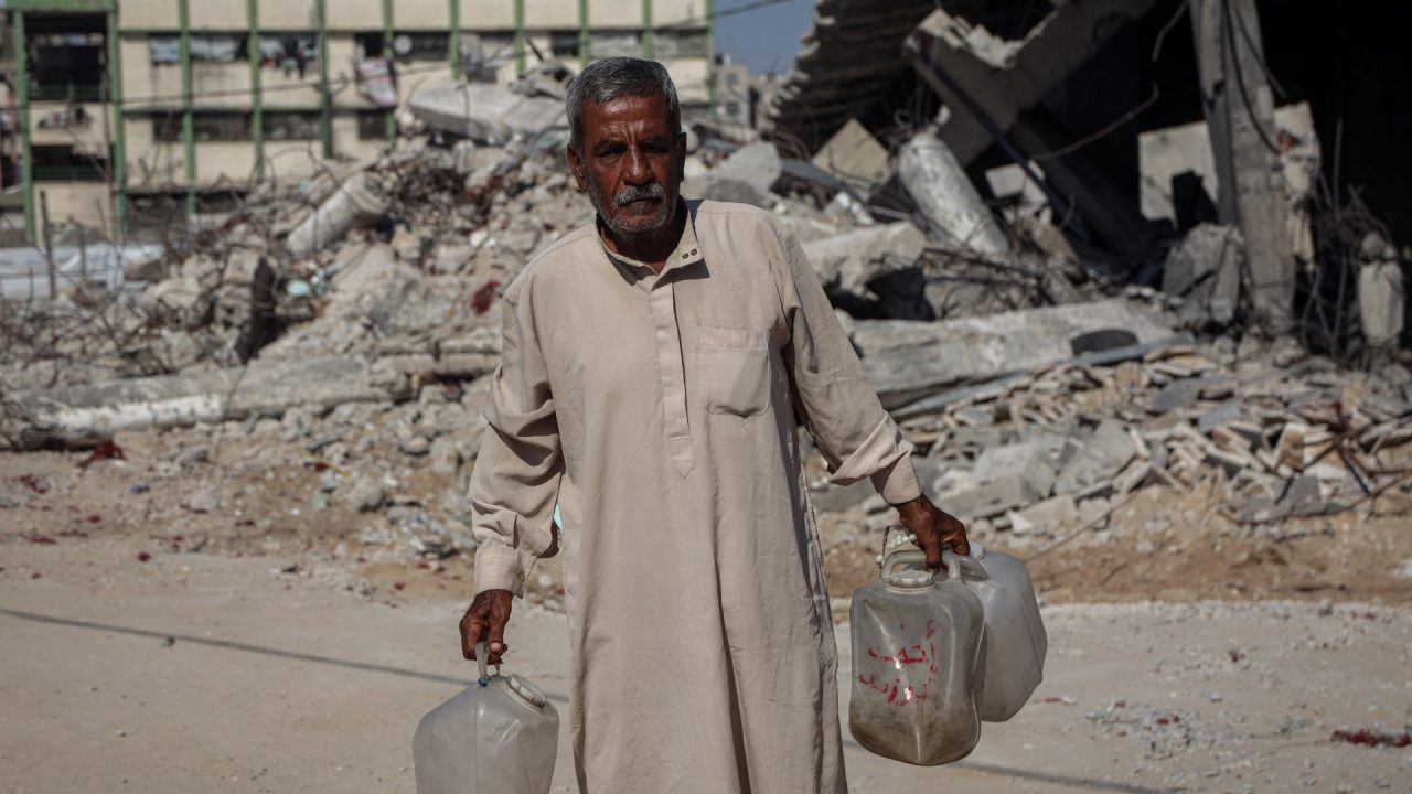 Destroyed desalination plant worsens Gaza’s drinking water crisis