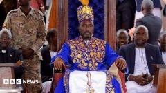 The journalist who became king in Uganda