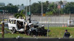 All 5 killed in Miami cargo jet crash were in a van used by plane cleaners