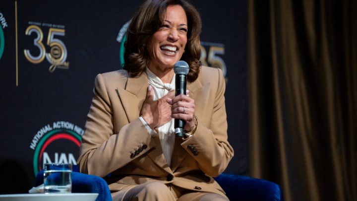 Kamala Harris campaigning with Democrats as her 2028 decision looms