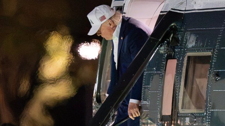 Trump inaugurates new White House helipad, but networks skip coverage during First Amendment fight