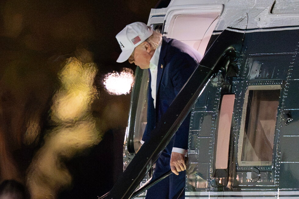Trump inaugurates new White House helipad, but networks skip coverage during First Amendment fight