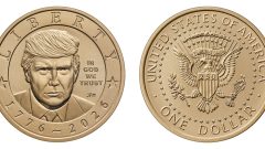 Heads or tails? $1 coin with Trump’s face and gold finish goes on sale