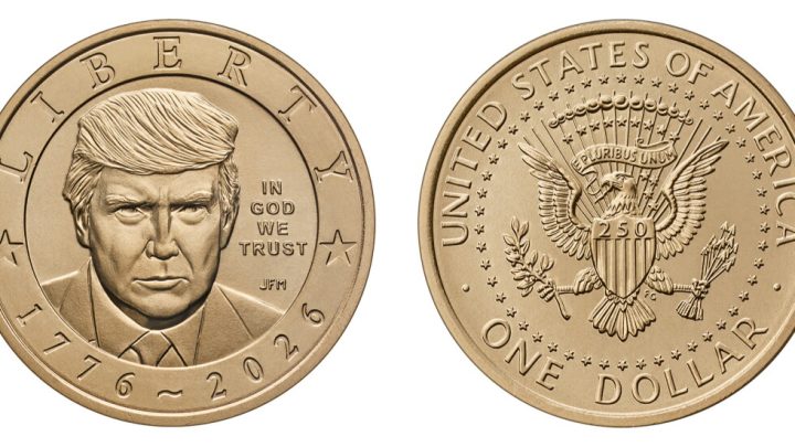Heads or tails? $1 coin with Trump’s face and gold finish goes on sale