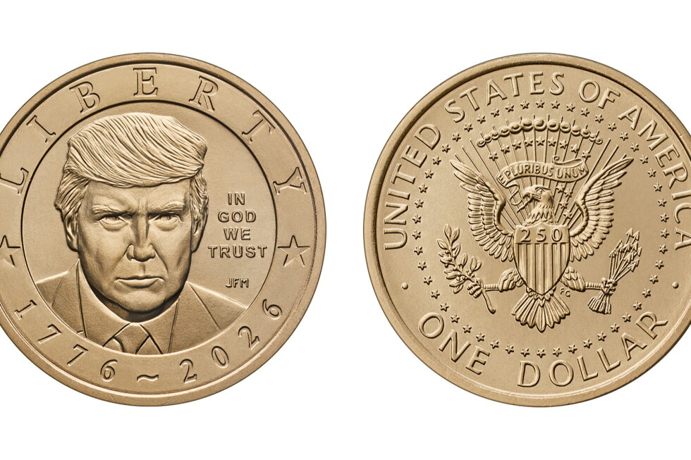 Heads or tails? $1 coin with Trump's face and gold finish goes on sale