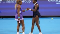 Williams sisters, at 44 and 46, reunite their iconic doubles team — at Serena’s daughter’s urging