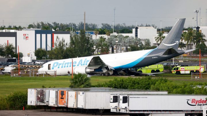 At least 5 dead after Amazon cargo plane crashed at Miami airport