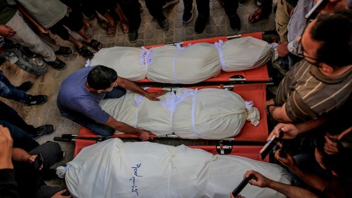 Gaza teams recover remains of 55 people nearly 3 years after Israeli strike