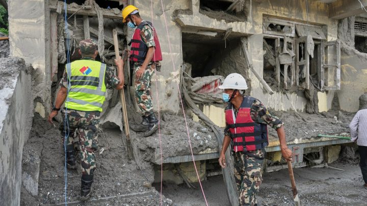 Nepal search operations continue a week after catastrophic floods