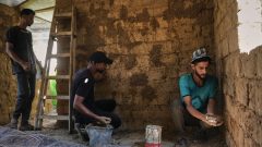 Photos: Palestinians rebuild Gaza’s ruins with mud bricks, scrap