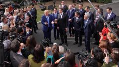 Trump, top tech firms sign accord to ‘self-police’ AI development