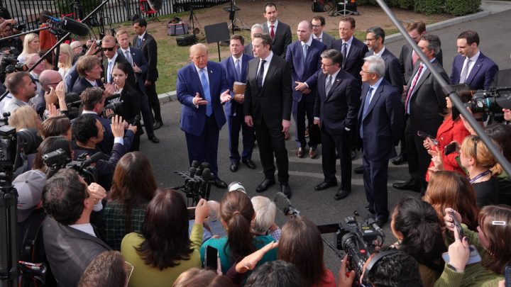 Trump, top tech firms sign accord to ‘self-police’ AI development