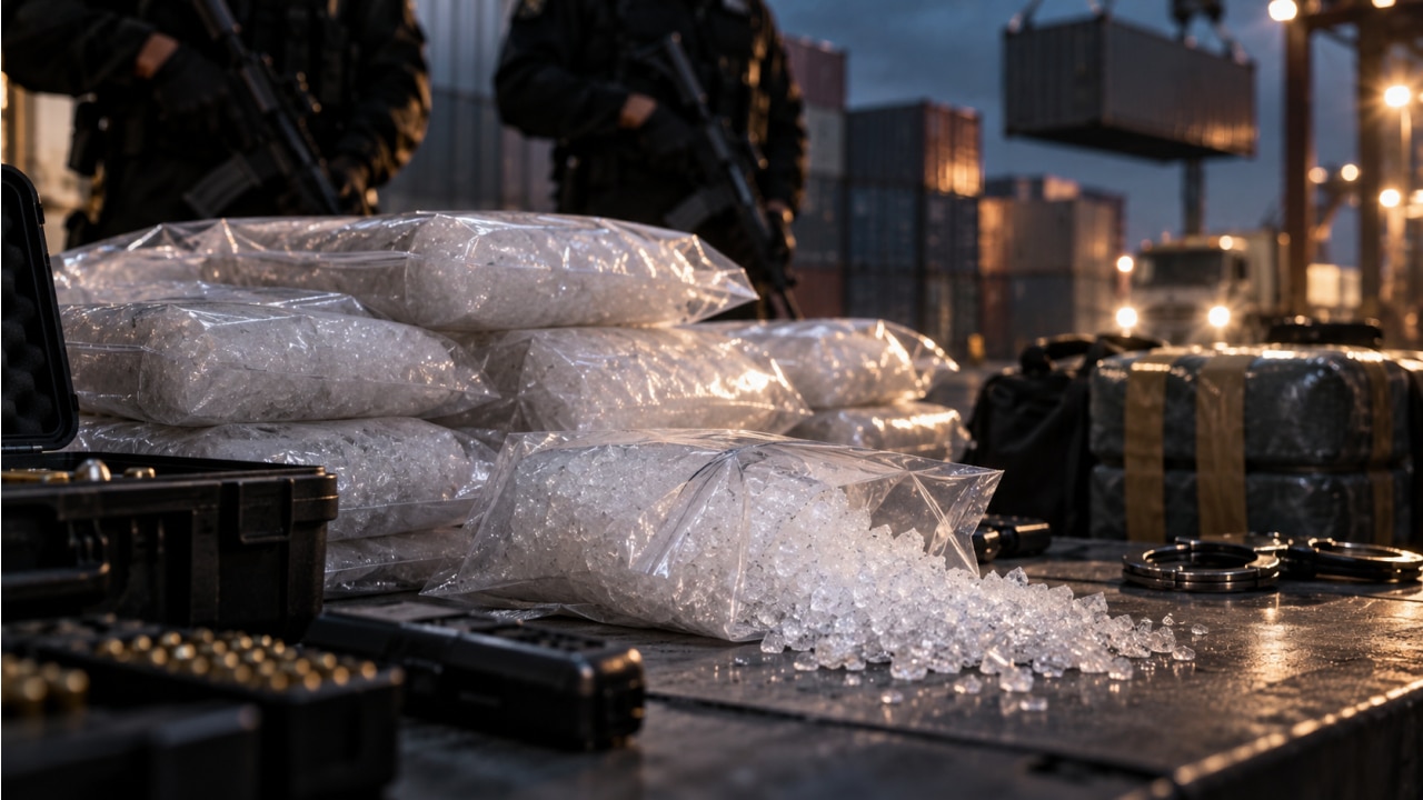 Pakistan and US Seize 463kg Crystal Meth Worth Rs. 5.8 Billion