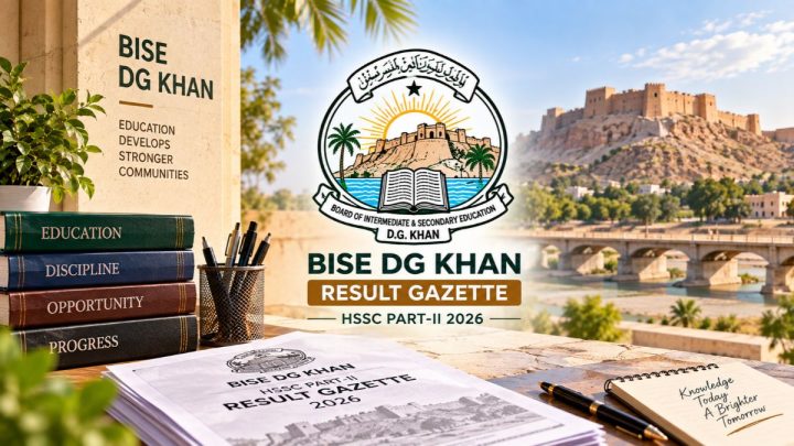 BISE DG Khan 12th Class Result Gazette Released