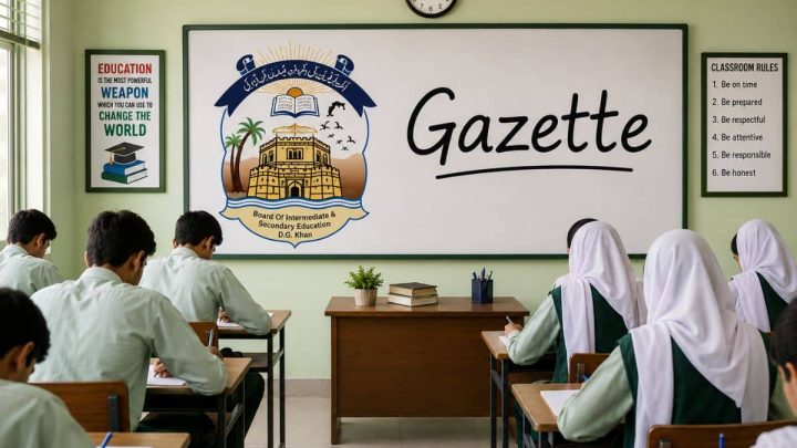 BISE DG Khan 9th Class Result Gazette Released