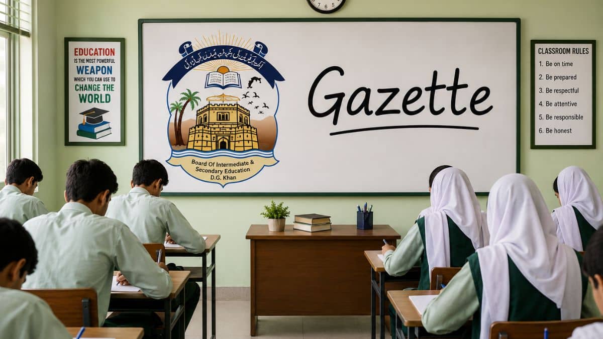 BISE DG Khan 9th Class Result Gazette Released