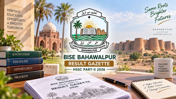 BISE Bahawalpur 12th Class Result Gazette 2026 Released