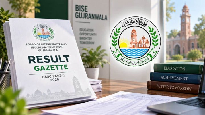 BISE Gujranwala 12th Class Result Gazette Released