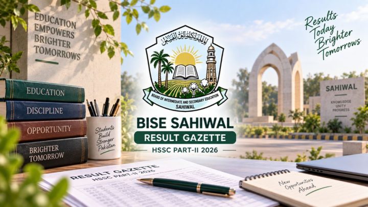 BISE Sahiwal 12th Class Result Gazette 2026 Released