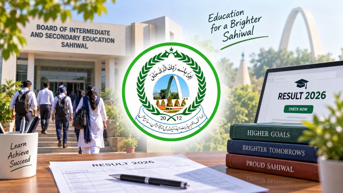 BISE Sahiwal Board 12th Class Result 2026 Announced
