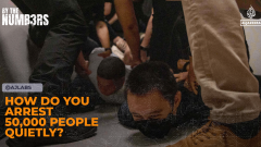 How do you arrest 50,000 people quietly?