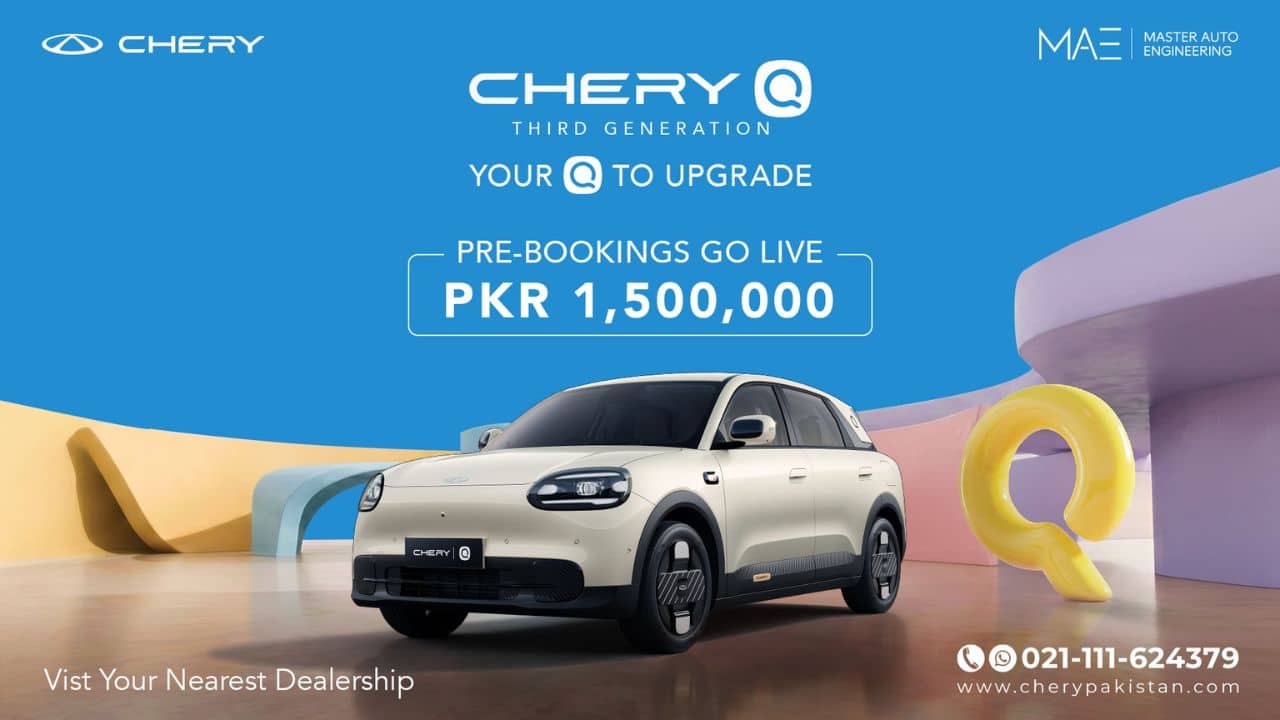 Chery Q Bookings Open with PKR 1.5 Million – Your Q to Beat the Fuel Bill