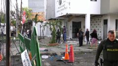 Deadly car bomb attack at Colombia police station
