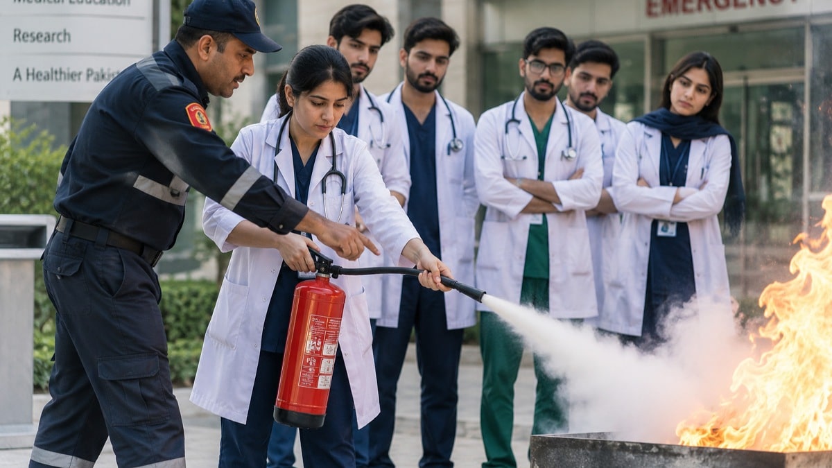 PMDC to Introduce Mandatory Fire Safety Training for House Officers