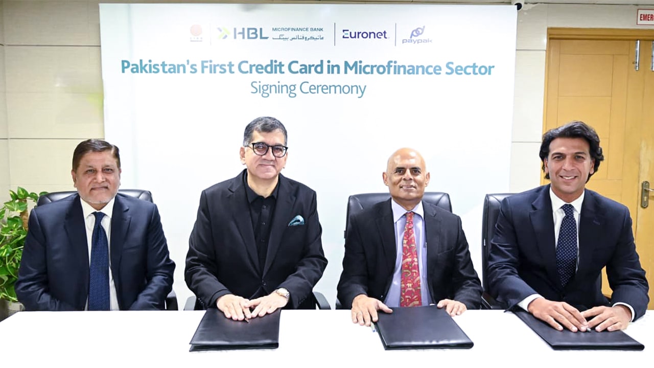 HBL Microfinance Bank, 1LINK & Euronet Sign Agreement to Launch Pakistan’s first PayPak Credit Card