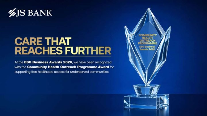 JS Bank Wins ESG Award for Community Health Outreach Programme
