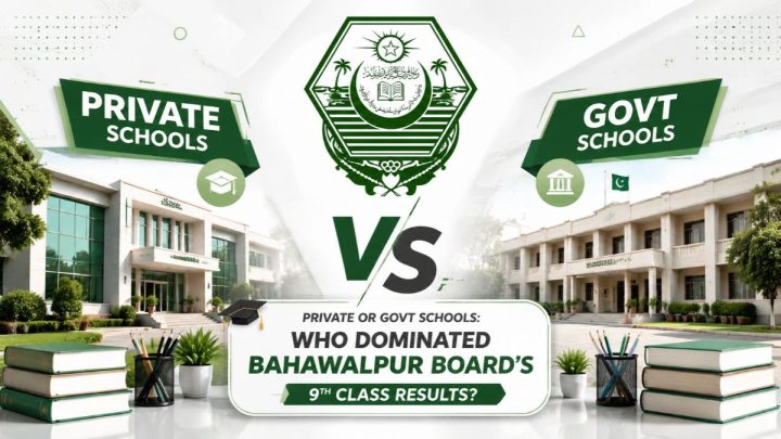 Private or Govt Schools: Who Dominated Bahawalpur Board’s 9th Class Results?
