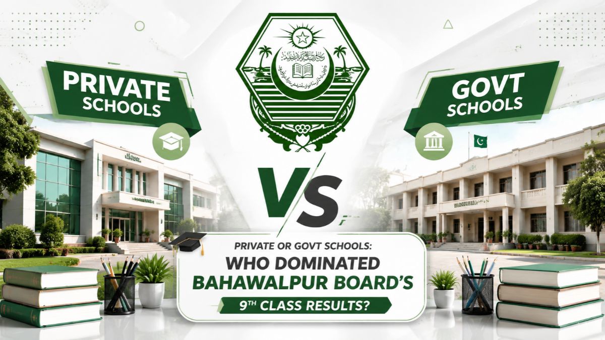 Private or Govt Schools: Who Dominated Bahawalpur Board’s 9th Class Results?