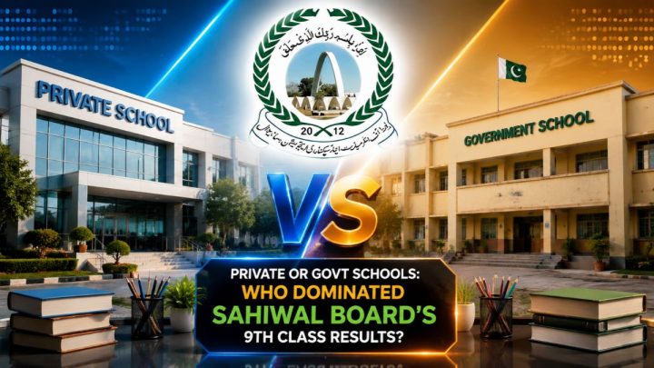 Private or Govt Schools: Who Dominated Sahiwal Board’s 9th Class Results?